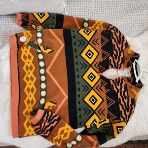 Geometric Patterned Pullover